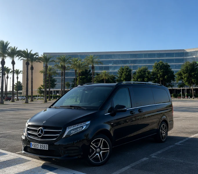 Point-to-point private transfer Ibiza luxury Mercedes